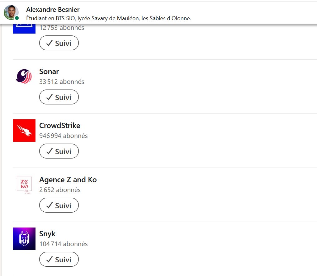 Des entités influentes dans ce sujet